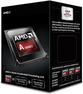 Produktbild von AMD A series A6-6400K, AMD A6, Socket FM2, 32 nm, Box, AMD, A6-6400K