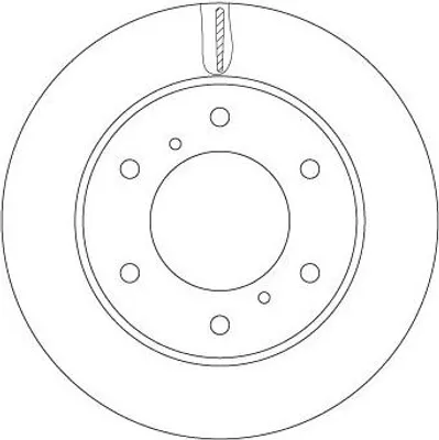 Produktbild von 2x TRW Bremsscheibe DF6735 für FIAT Fullback Pickup (502 503) 46mm 294mm
