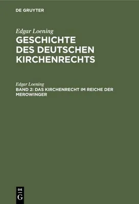 Produktbild von Das Kirchenrecht im Reiche der Merowinger