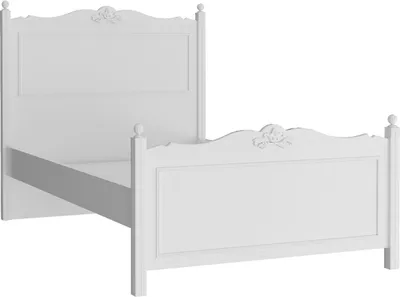 Produktbild von Bett in Weiß mit Liegefläche 90 x 200 cm