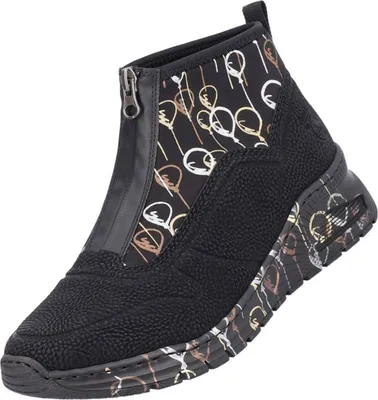 Produktbild von Rieker Damen Stiefelette Schwarz