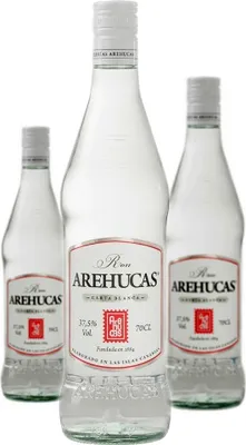 Produktbild von 3 x Arehucas Rum Carta Blanca 1 Liter