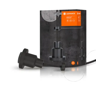 Productafbeelding van Ledvance Vintage 1906 PenduLum Pendelleuchte Schwarz max. 40W E27 ohne Leuchtmittel