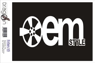 Produktbild von Aufkleber / Autoaufkleber - JDM / Die cut / Auto / OEM - öm style 210x100mm pink - Heckscheibe / Heckscheibenaufkleber