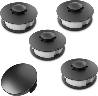 Produktbild von Set 4 Spule 1 Haube passend für Gardenline Elektro Rasentrimmer