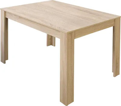 Produktbild von Küchentisch 120x80  Eiche sägerau Esstisch modern preiswert