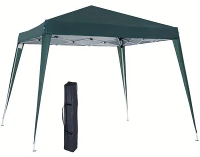 Produktbild von Partyzeltt – 2,4 x 2,4 m – Faltzelt – UV-Schutz – Stahlrahmen – Grün