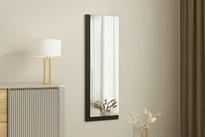 Immagine prodotto di Skye Decor, Lariya - Bianco, Nero, Specchio, Bianco, 40 x 2,2 x 120 cm