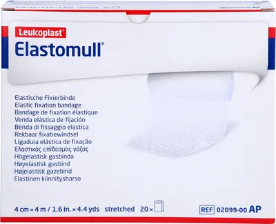 Produktbild von Elastomull 4mx4cm 2099 elast. Fixierb., 20 St BIN
