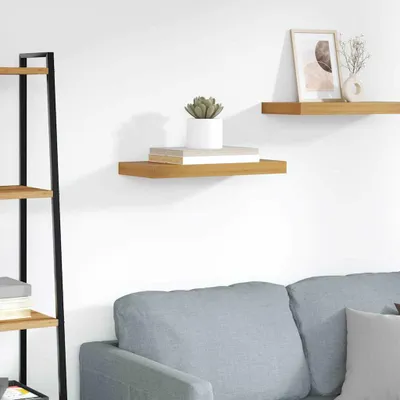 Obrázek produktu pro Maison Exclusive - Nástěnná police Montáž na zeď Hnědá 50 x 23 x 4 cm Dřevěný materiál