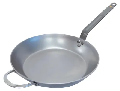 Immagine prodotto di de Buyer - Padella MINERAL B in acciaio con manico - 36 cm - 5610.36 – Dimensione: Ø 36 cm (5610.36)