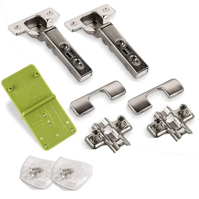 Produktbild von SOTECH Topfband T45 Eckanschlag 110° – Automatikscharnier, Klickmontage, SOFT-CLOSE (2 Stück)