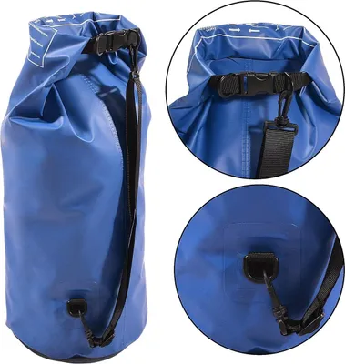 Produktbild von RedCliffs Dry Bag Rucksack 30 L – wasserdichter Rolltop-Seesack, marineblau – 500D Polyester, Schultergurt & Tragegriff – für Kajak, SUP, Segeln, Camping & Outdoor