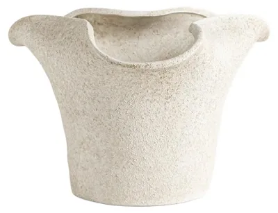 Zdjęcie produktu dla HOMLA Wazon TAVERO szeroki cementowy 25x22x16 cm