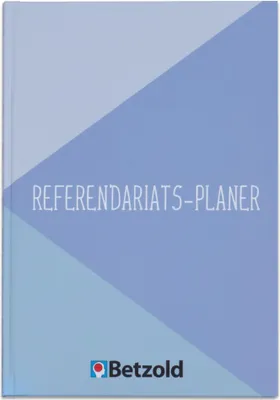 Produktbild von Betzold, Referendariatsplaner, DIN A4, Schulplaner, Organizer, Kalender