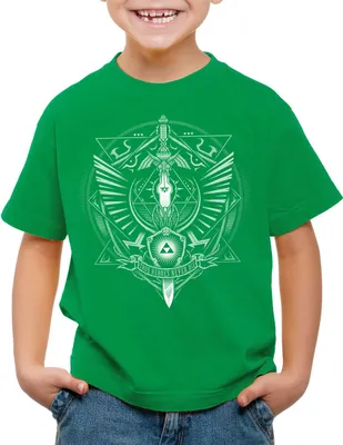 Produktbild von style3 Wappen Kinder T-Shirt link gamer