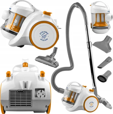 Obrázok produktu pre Hyundai Vc009 Beutelloser Staubsauger 700W Zyklon Hepa 1.5L 360° Räder Eco