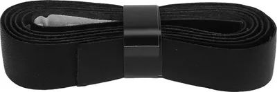 Image de Raquette de tennis Grip Tape Cuir Badminton Surgrip de remplacement pour le terrain de jeu extérieur en plein air Gym Noir