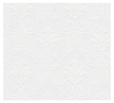 Produktbild von A.S. Création Barocktapete Meistervlies Tapete mit Ornamenten Vliestapete überstreichbar weiß 10,05 m x 0,53 m