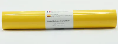 Produktbild von Kreativplotter Vinylfolie glänzend GELB 30,5x300 cm