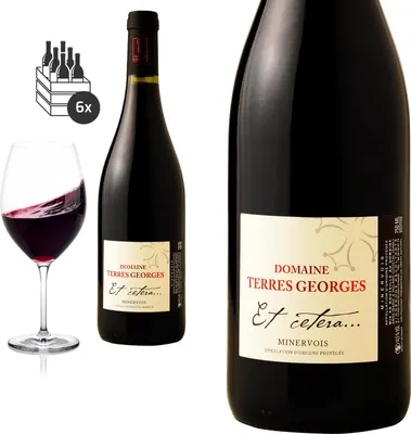 Produktbild von 6er Karton 2022 Minervois Et Cetera von Domaine Terres Geroges -  Rotwein