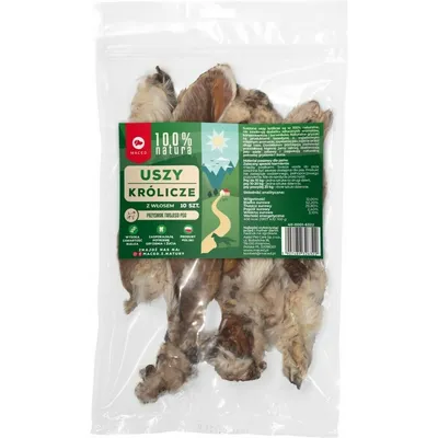 Immagine prodotto di Snack per cani Maced 10 pezzi orecchie coniglio