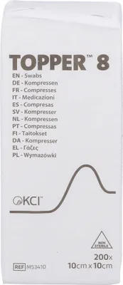 Image de Topper 8 Compr.10x10 cm non stérile 200 pces