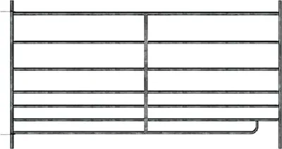 Produktbild von Corral Sheep panel, 2,75 m, height: 92 cm, galvanized