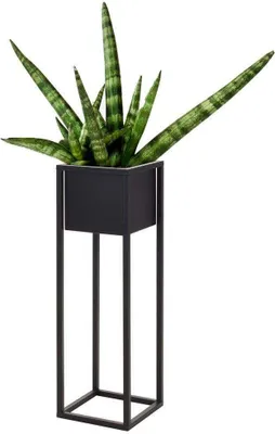 Produktbild von HOME STYLING COLLECTION Blumenhocker Pflanzenständer aus Metall TOPF Ständer mit Übertopf
