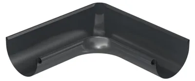 Zdjęcie produktu dla BRYZA narożnik wewnętrzny ocynkowany Ø 150 mm, Antracyt RAL 7021