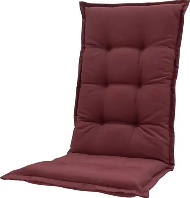Produktbild von Madison Tuinstoelkussen hohe Rückenlehne 50x123 cm Panama bordeaux, wetterfest und bequem für Gartenmöbel