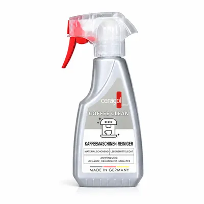 Produktbild von ceragol Coffee Clean Kaffeefettlöser Spray, 250ml - Kaffeemaschinenreiniger - Lebensmittelechtes Reinigungsspray für Kaffeevollautomat & Siebträger, KI-generiertes Bild