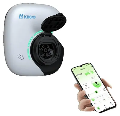 Image de Chargeur pour véhicule électrique, puissance de 22 kW, fonctionnalités intelligentes, 22 kW, 32A, triphasé