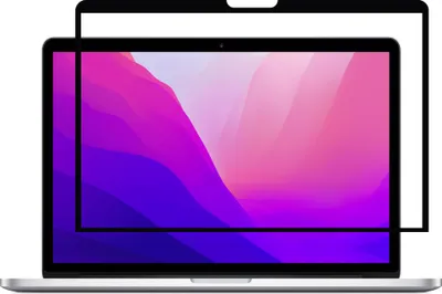 Produktbild von GrizzlyCoat MacBook Pro 15 Zoll (2012-2015) Displayschutz Anti-Glare Schutzfolie - Hüllenfreundlich - Schwarz Model A1398