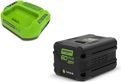 Obrázek produktu pro 60V 4Ah battery pack + 2A charger Greenworks GSK60B4 - 2933807