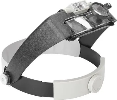 Zdjęcie produktu dla Okulary powiększające z oświetleniem LED 15x do szycia i naprawy biżuterii