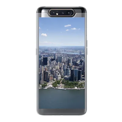 Produktbild von MuchoWow® Handyhülle Schutzhülle Hülle für Samsung Galaxy A80 New York - USA - Skyline Silikon Softcase Handy Hülle - Schutzdeckel