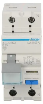 Productafbeelding van Hager ADC925D, 240 volt