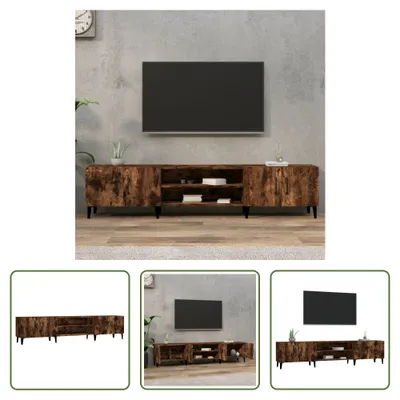 Produktbild von The Living Store TV-Schrank Räuchereiche 180x31,5x40 cm Holzwerkstoff