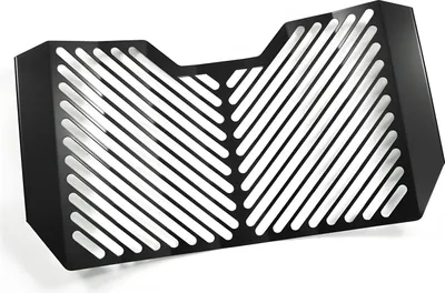 Produktbild von ZIEGER Kühlerabdeckung kompatibel mit Yamaha MT-10 Clean schwarz