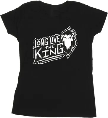 Produktbild von Disney - "The Lion King The King" T-Shirt für Damen BI25305 (XXL) (Schwarz)
