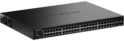 Obrázek produktu pro NETGEAR GS348TPv2, Řízený, L2/L3, Gigabit Ethernet (10/100/1000), Podpora napájení po Ethernetu (PoE), Instalace do racku, 1U