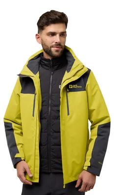 Produktbild von Jack Wolfskin Herren Jasper 3in1 Jkt M, Chartreuse, L EU