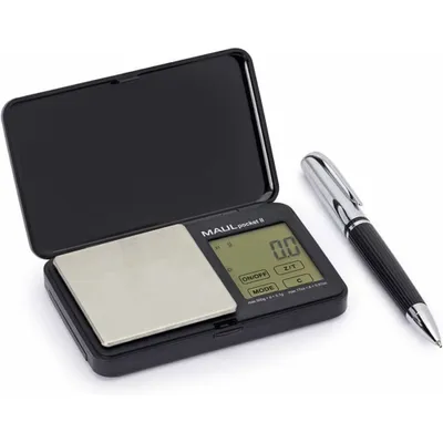 Produktbild von MAUL Taschenwaage MAULpocket II 0,5 kg Batterie schwarz