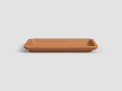 Obrázok produktu pre Artevasi Rectangular Saucer, Podšálka, Prírodný, 0,6 L, 177 mm, 256 mm, 34 mm
