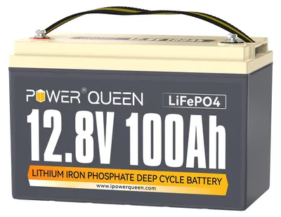 Imagen del producto de Batería LiFePO4 de 12,8 V y 100 Ah - Batería de fosfato de litio - BMS de 100 A - Ideal para autocaravanas y sistemas fuera de la red eléctrica