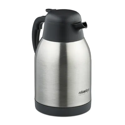 Immagine prodotto di caraffa sottovuoto relaxdays da 2 litri in acciaio inox