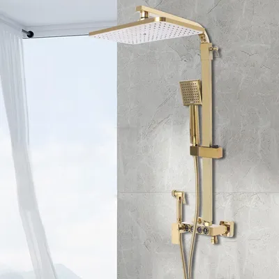 Obrázek produktu pro Regendousch - Sprchová hlavice - Sprchový set - Ruční sprcha - Baterie do vany - Multifunkční systém 4 v 1