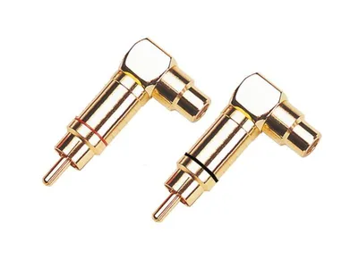 Image de Cinchadapter 90° 1 x rot / 1 x schwarz