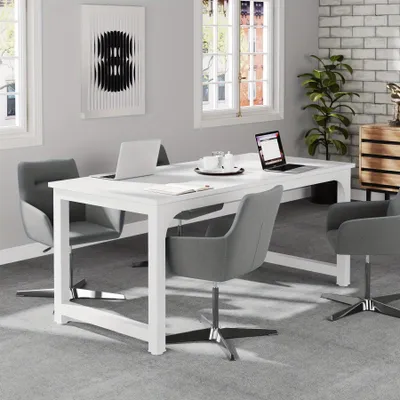 Imagen del producto de Mesa de reuniones - Mesa de conferencias - Escritorio - Mesa de trabajo - Mobiliario para reuniones - Formato compacto